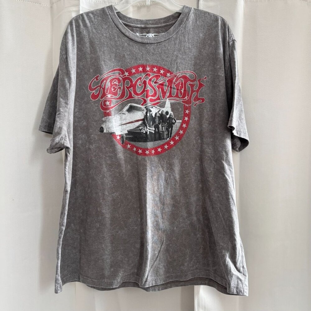 Aerosmith Mens Shirt Size 2XL Ragdoll Band Tee Y2K Rock Roll Short Sleeve 18398x